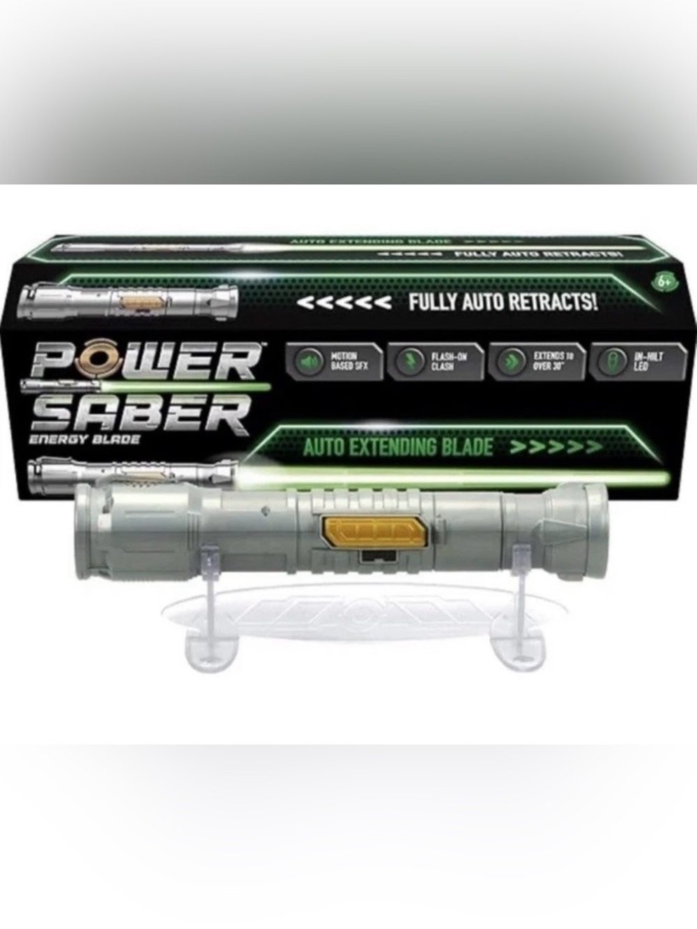 Goliath Power Saber Energy Blade Green First Ever Automatic Saber Auto Extend...